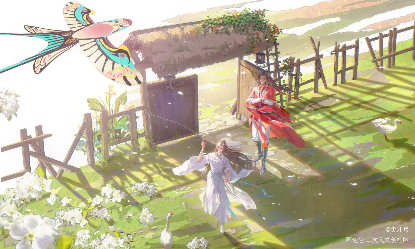 春日_天官赐福第四届七夕同人展绘画作品
