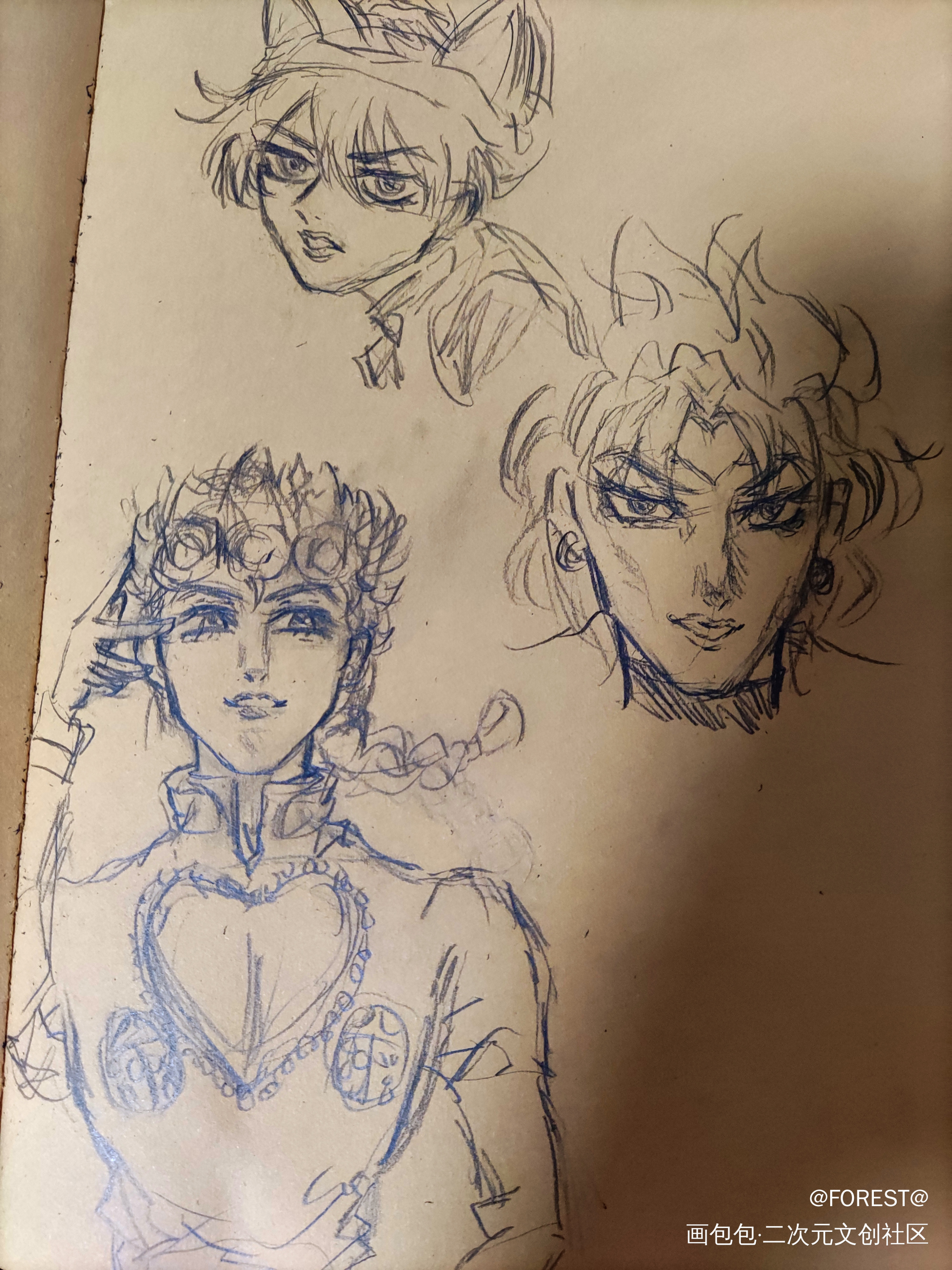 奇怪的东西_JOJO的奇妙冒险绘画作品
