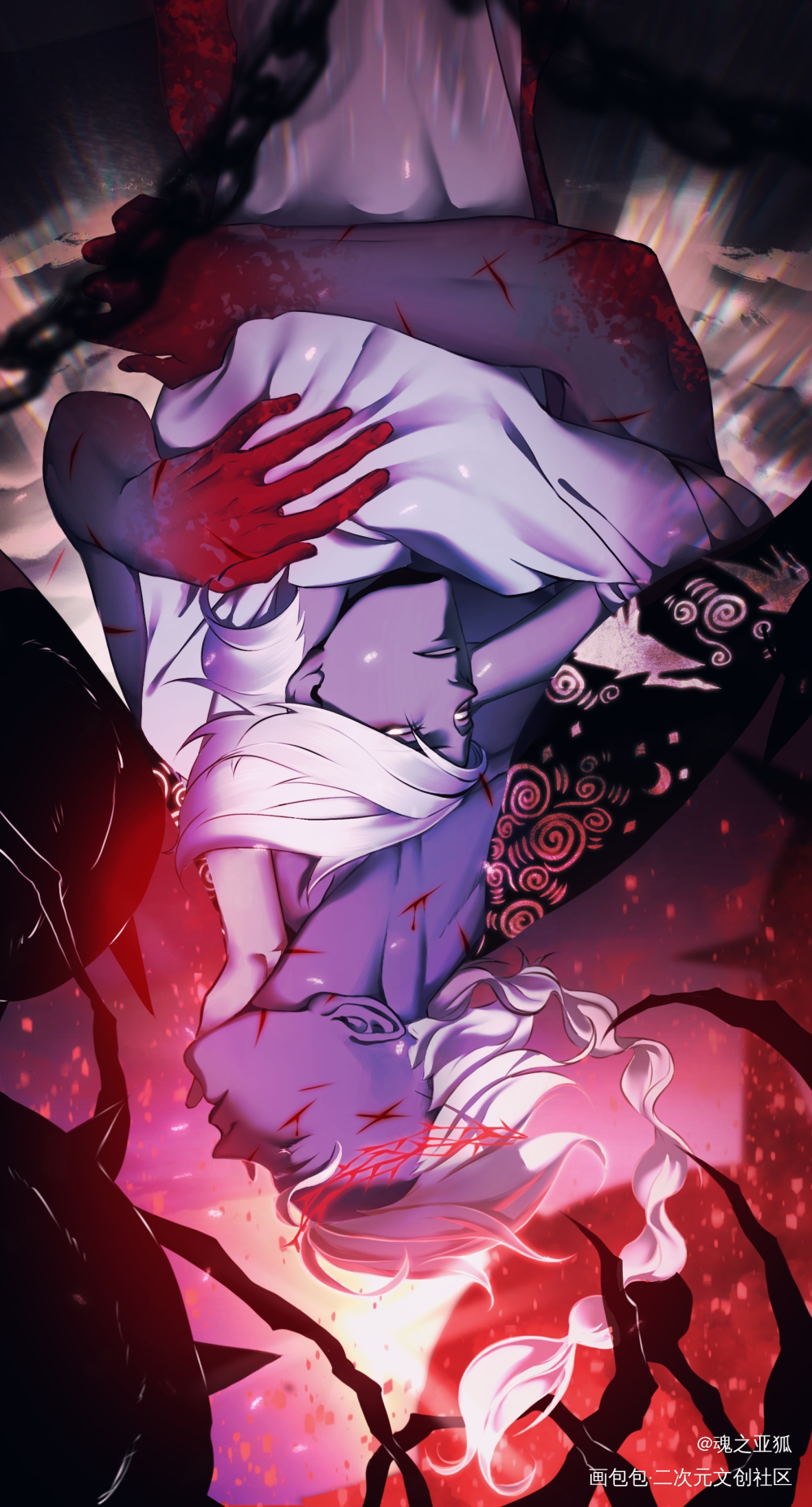 Blindside_光遇光遇oc龙卡光遇sky摸鱼绘画绘画作品