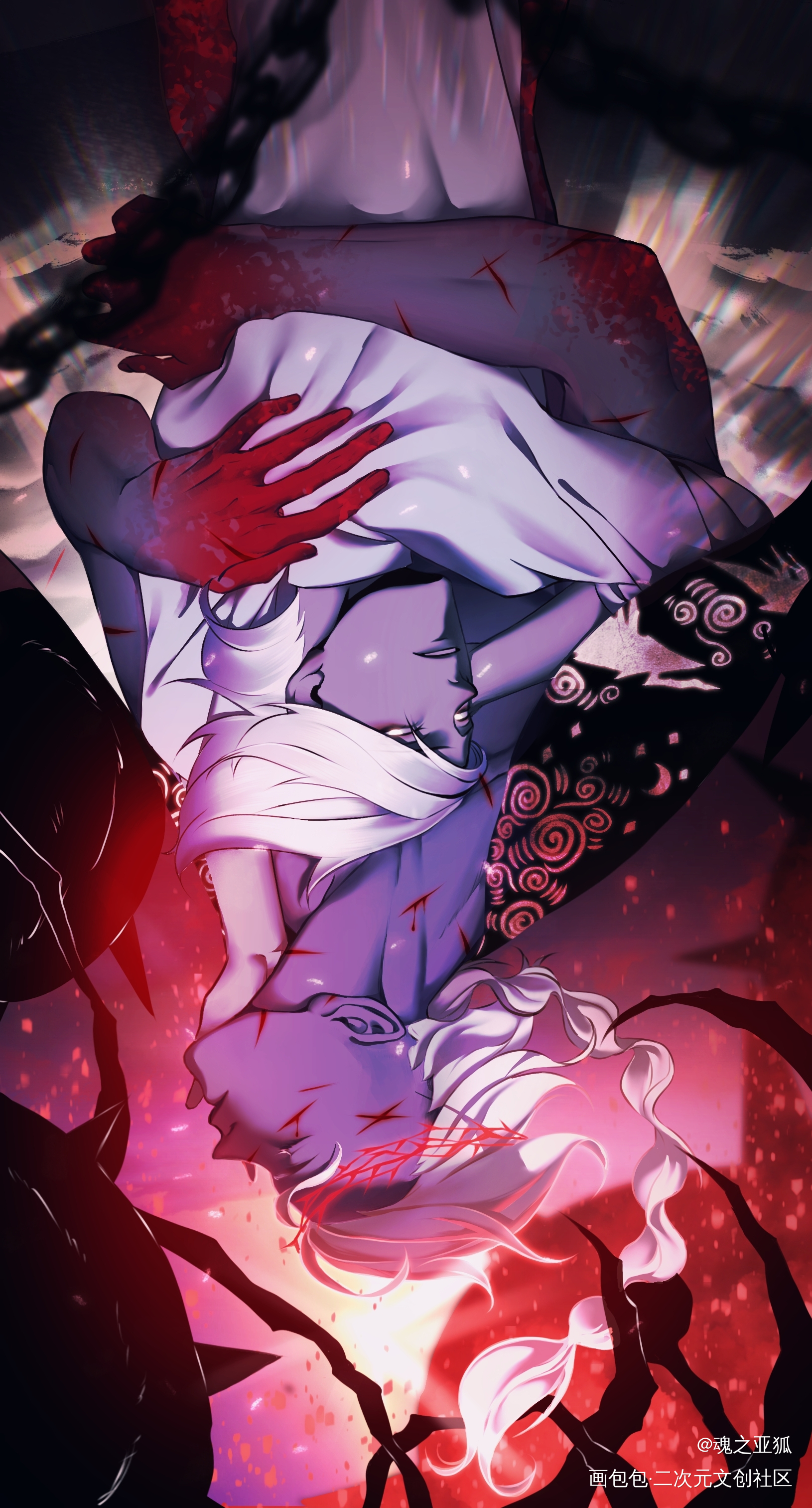 Blindside_光遇光遇oc龙卡光遇sky摸鱼绘画绘画作品
