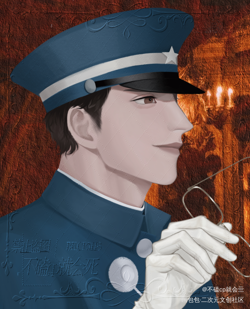 军阀炀_针锋对决188男团原顾原炀绘画作品