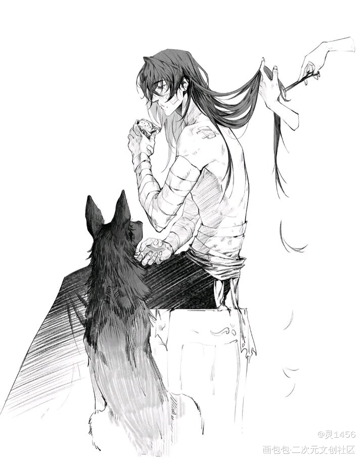 _盗墓笔记热爱可抵岁月漫长稻米绘画作品
