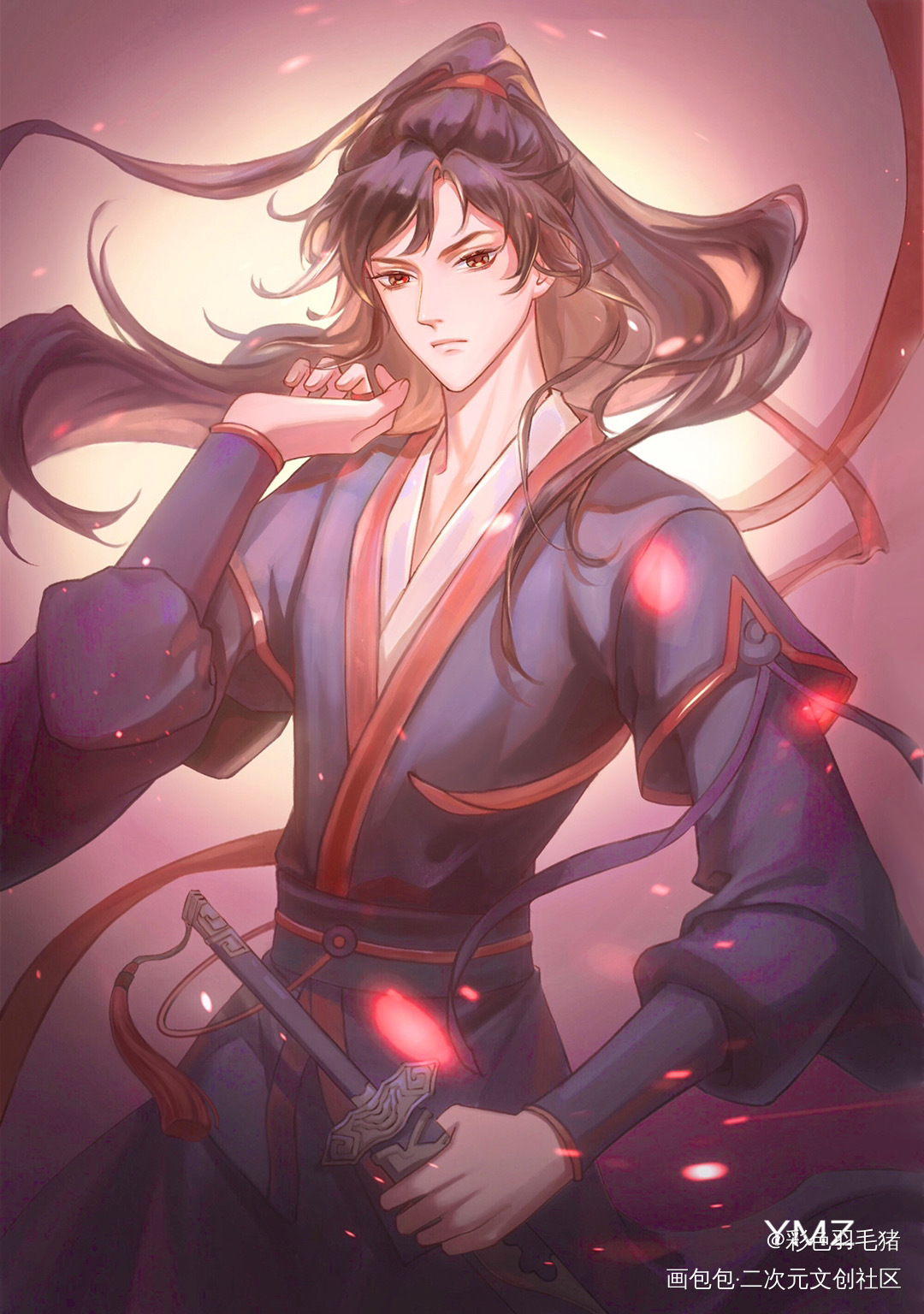 魏无羡_魔道祖师魏无羡绘画作品