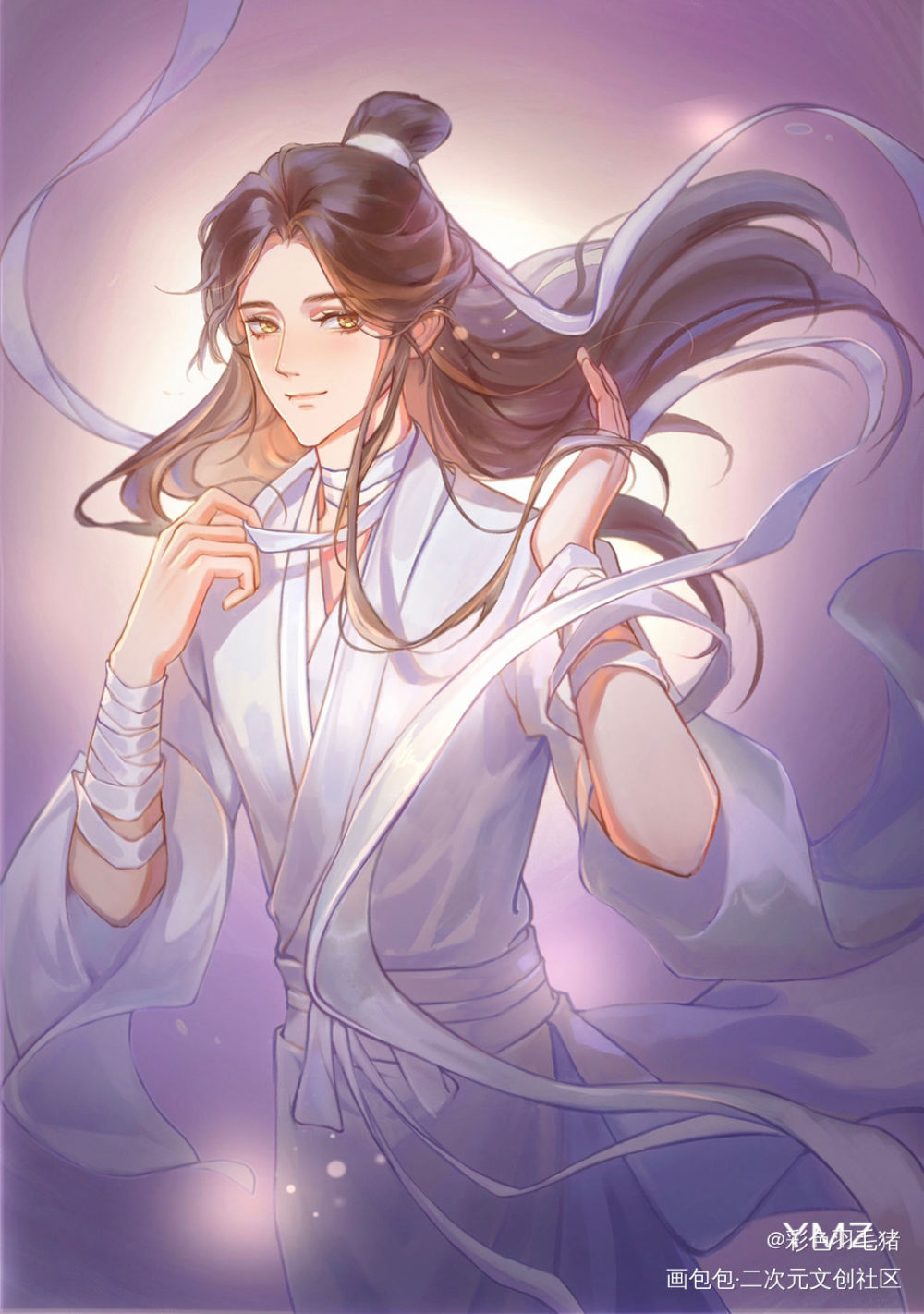 谢怜_天官赐福谢怜绘画作品