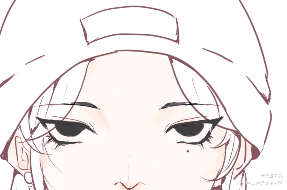 【OC】人前拽哥，人后（？）_板绘涂oc绘画作品
