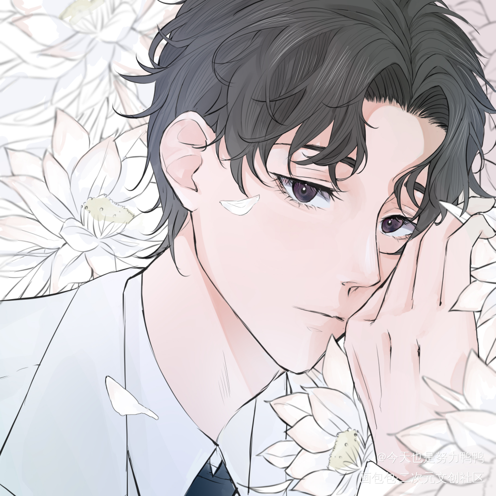 昙花味儿的阿岱～_顶级掠食者瞿沈绘画作品