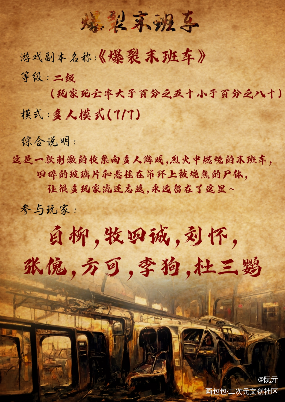 哈哈，牛皮纸底好好玩_我在惊悚游戏里封神绘画作品