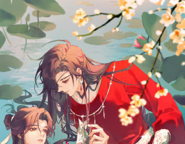 误入藕花深处_绘画作品