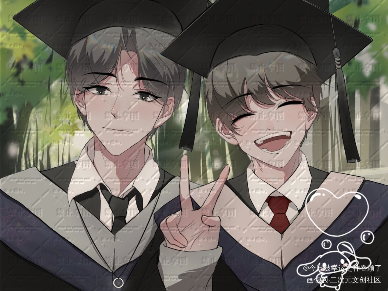 毕业_某某添望绘画作品
