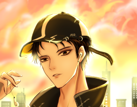 小狼狗生日快乐！【(✧∇✧)】_绘画作品