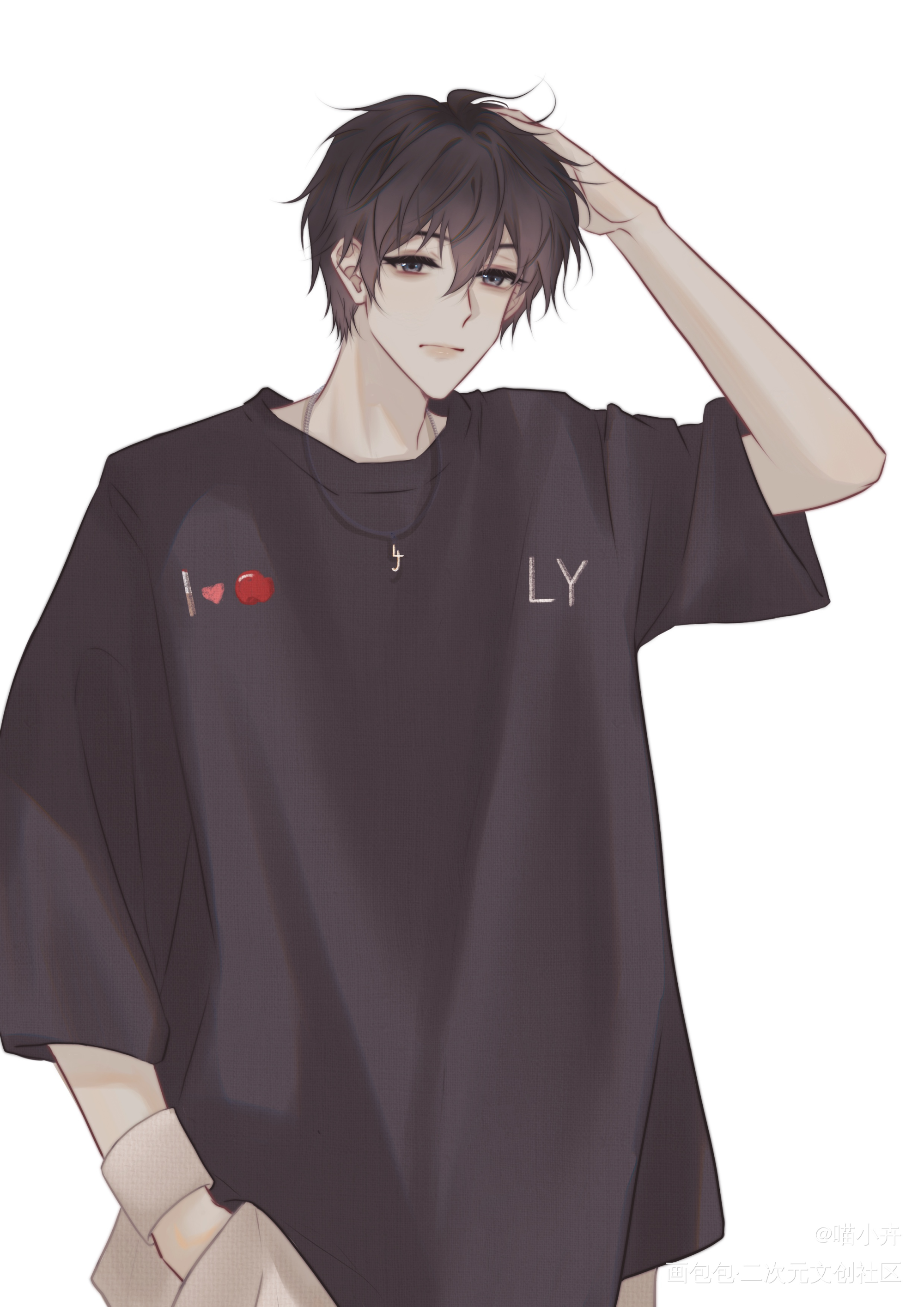 少年李简_你却爱着一个傻逼188男团李简李玉简隋英平涂绘画作品