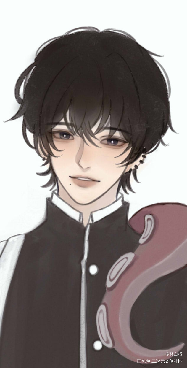 章鱼男高_电锯人吉田宽文绘画作品