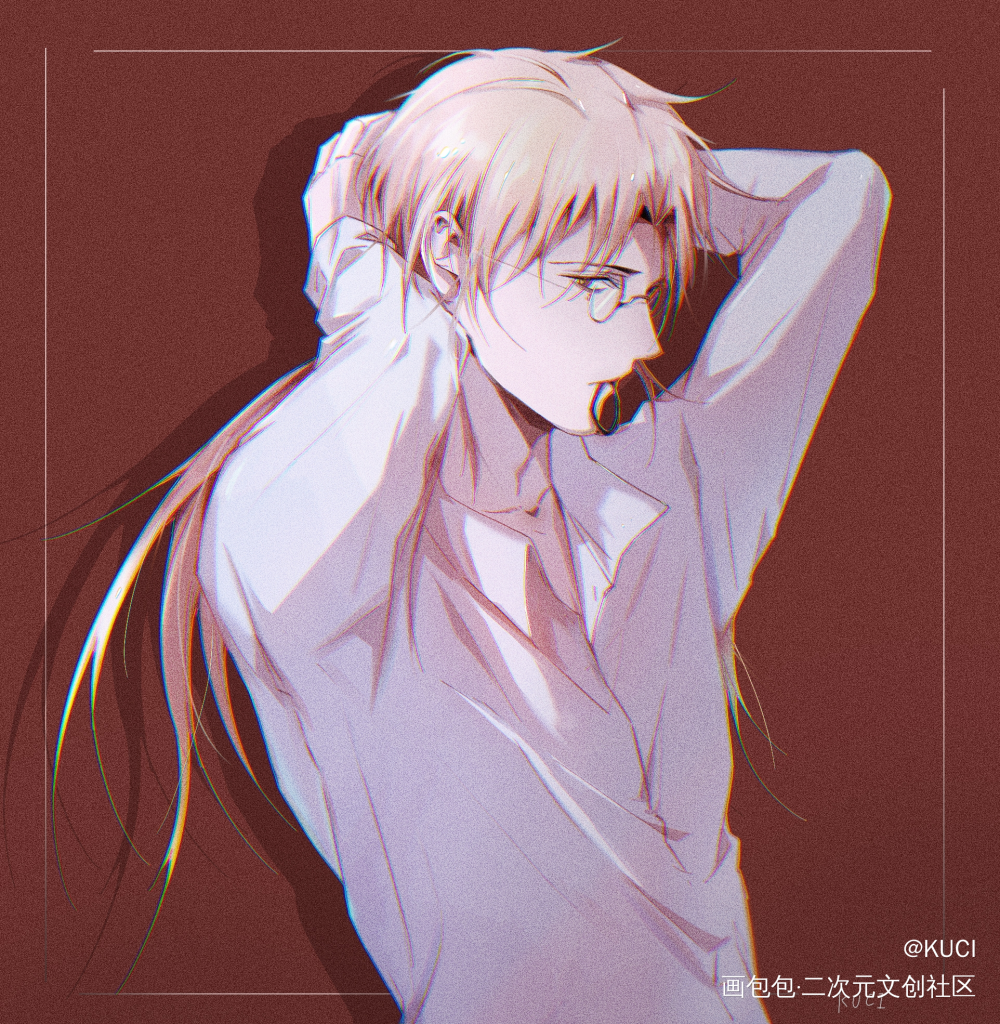 学长斯哈斯哈_平涂日系我要上首推恋爱暴君绘画绘画作品