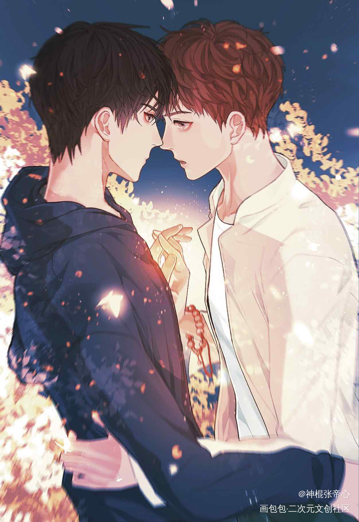 【第四届七夕同人展】瓶邪无料_盗墓笔记瓶邪吴邪张起灵第四届七夕同人展绘画作品