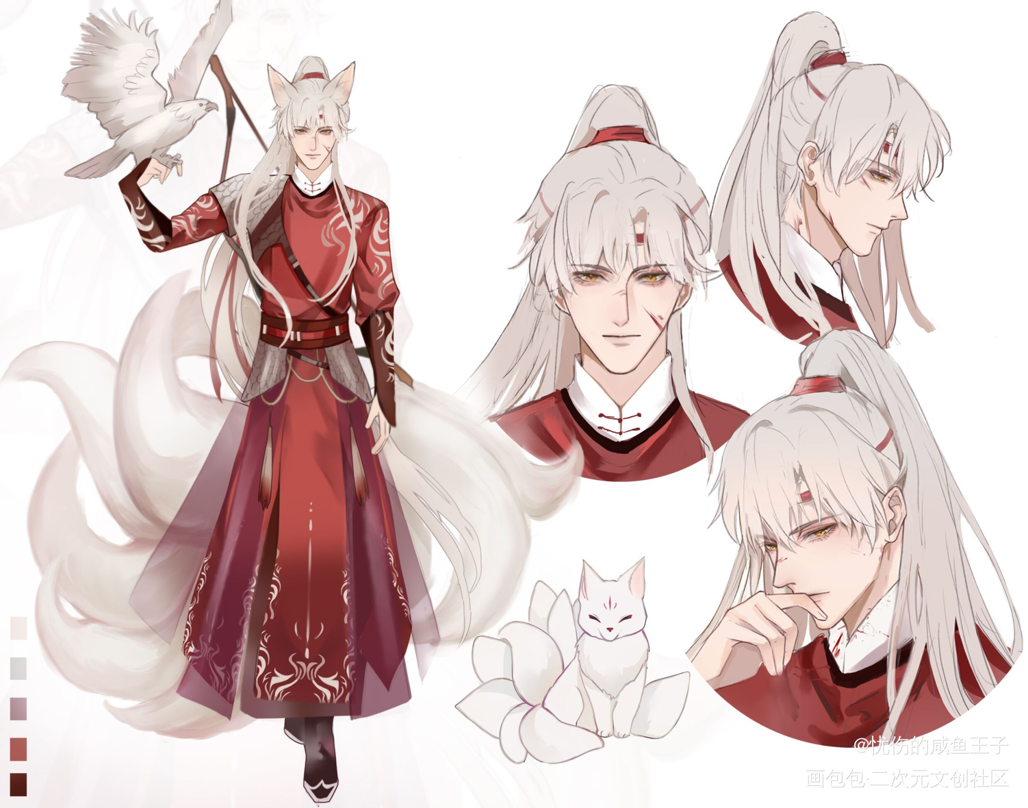 鲜衣怒马少年郎_光与夜之恋齐司礼绘画作品