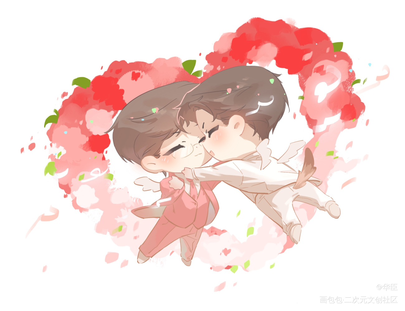 小狼狗生日快乐！！_原顾绘画作品