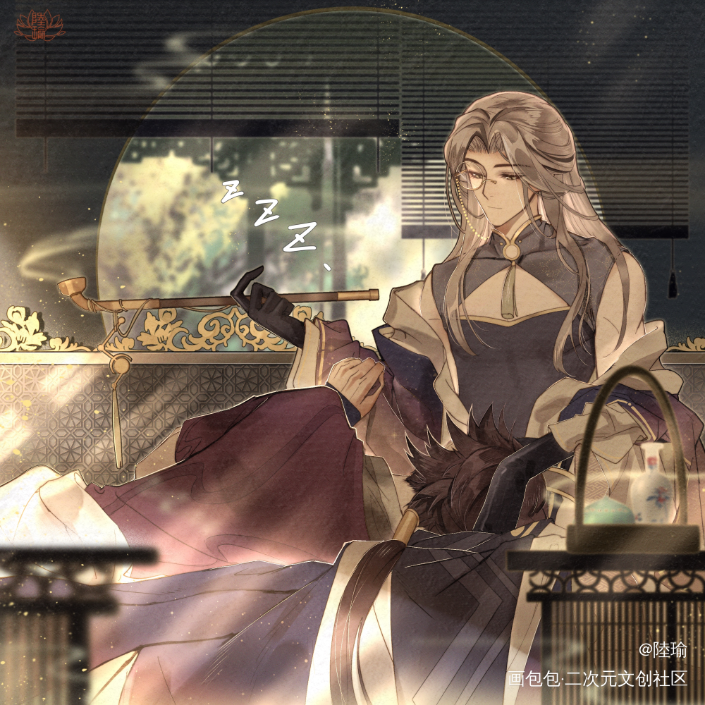 _针锋对决原顾绘画作品