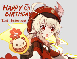小可莉生日快乐🎂_绘画作品