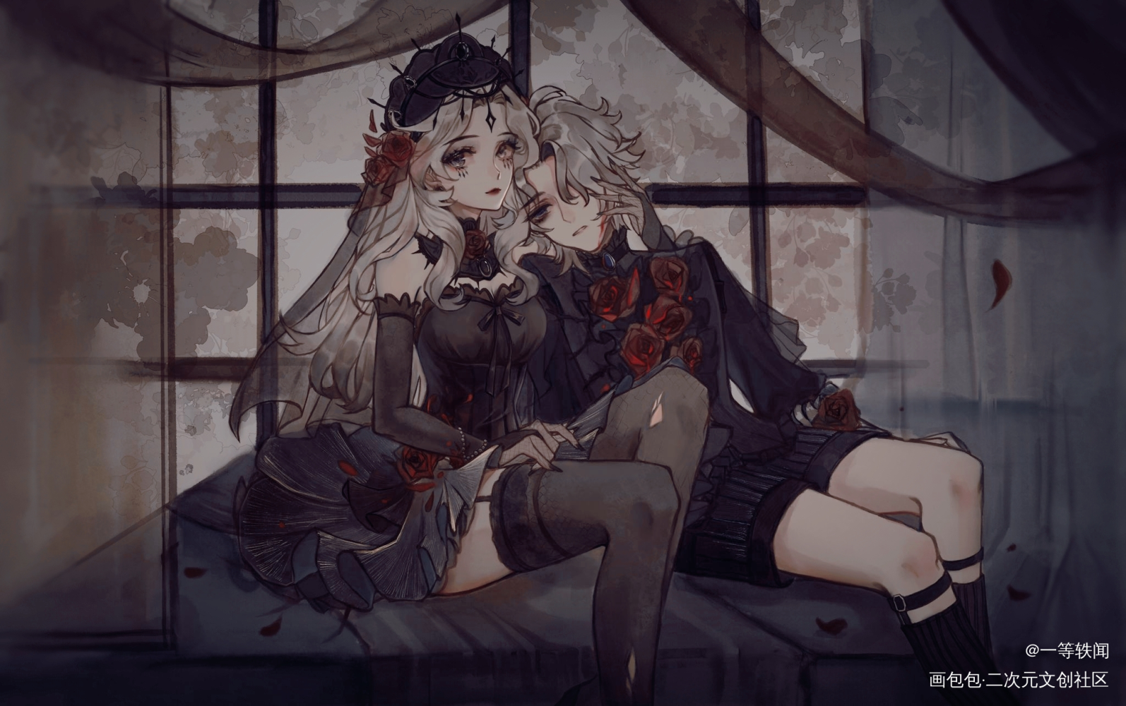 长夜_第五人格病患心理学家心患绘画作品