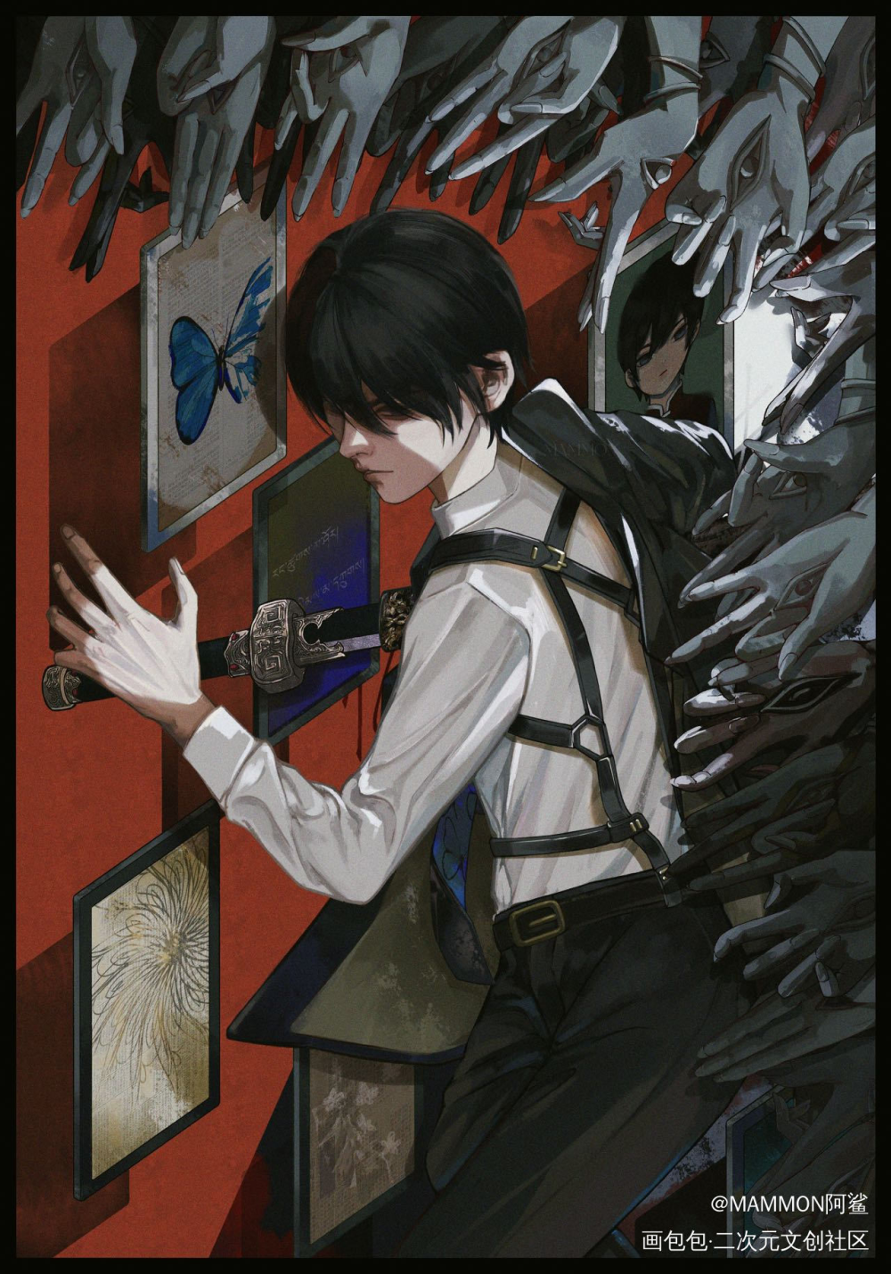 迷失_盗墓笔记张起灵绘画作品