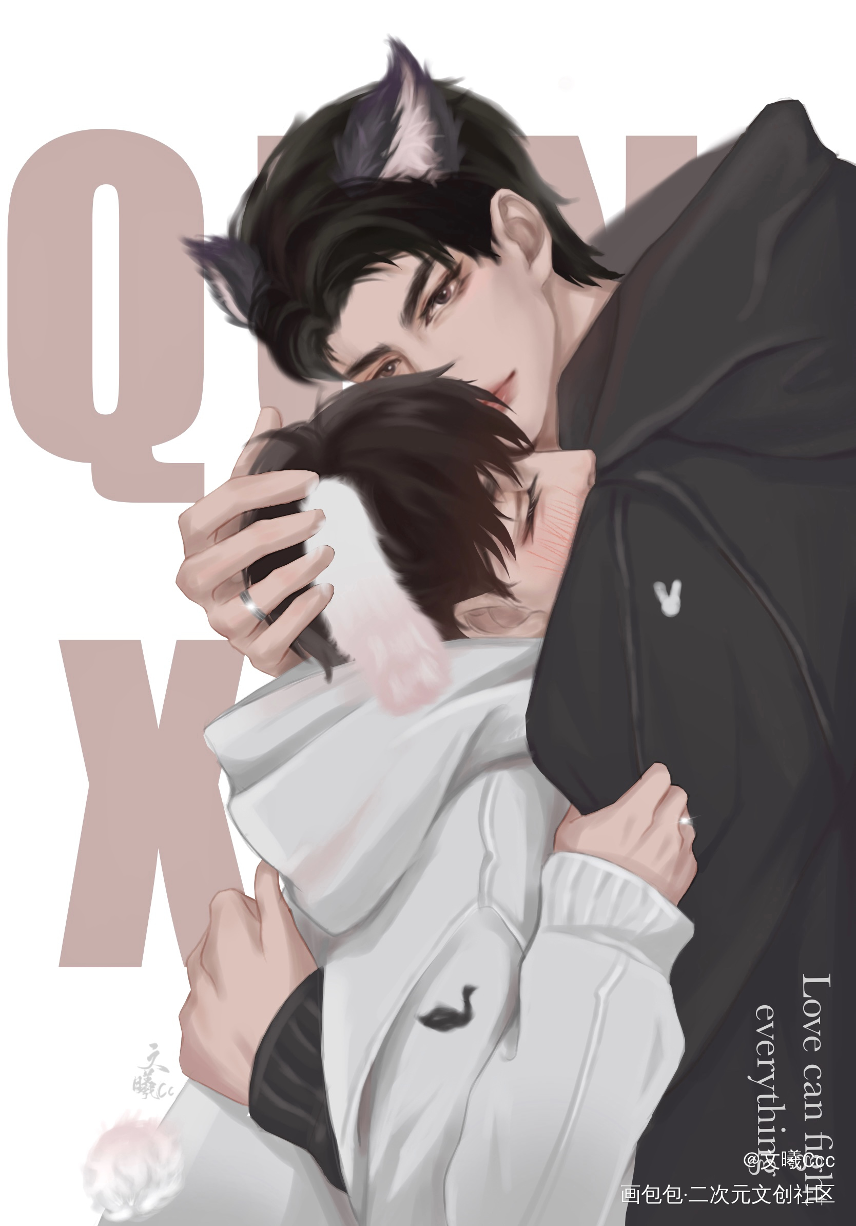 🐺🐰群秀_娘娘腔188男团群秀李程秀邵群绘画作品