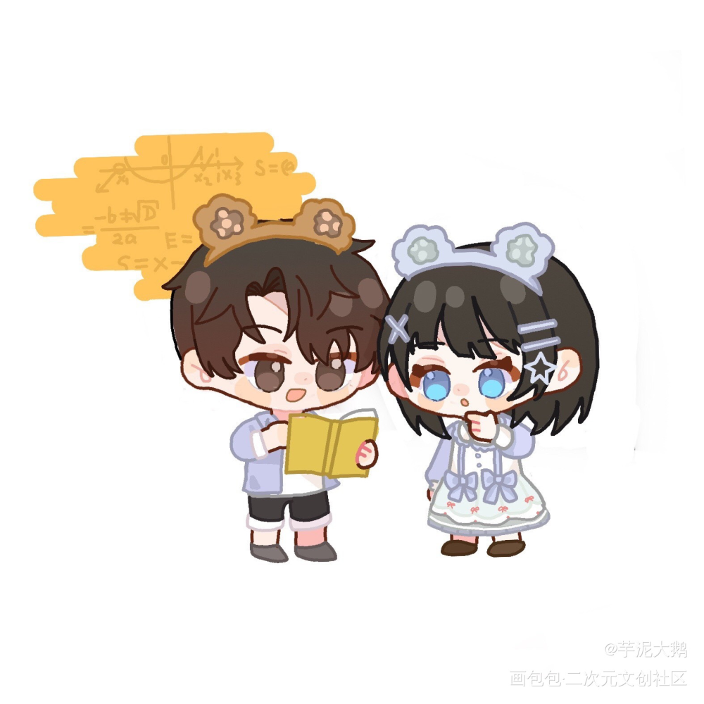 朝熊_板绘涂Q版朝熊梦女约稿板绘绘画作品