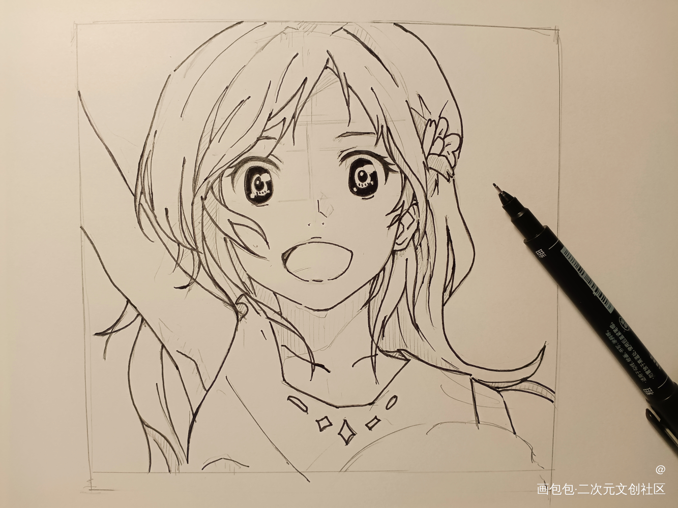 没有你的春天就要来了._四月是你的谎言临摹绘画作品