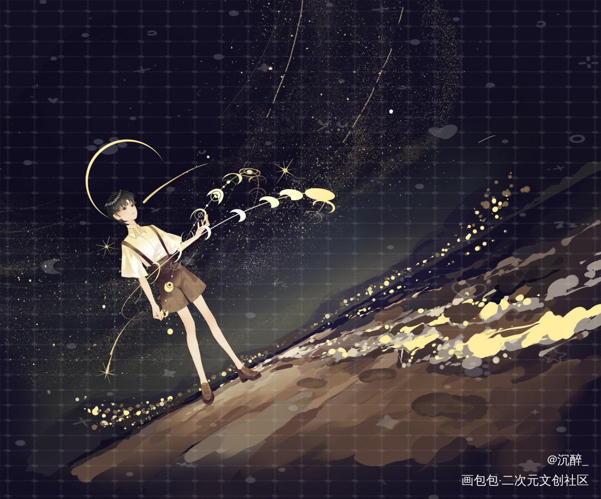 梦境_针锋对决188男团原顾顾青裴原炀绘画作品