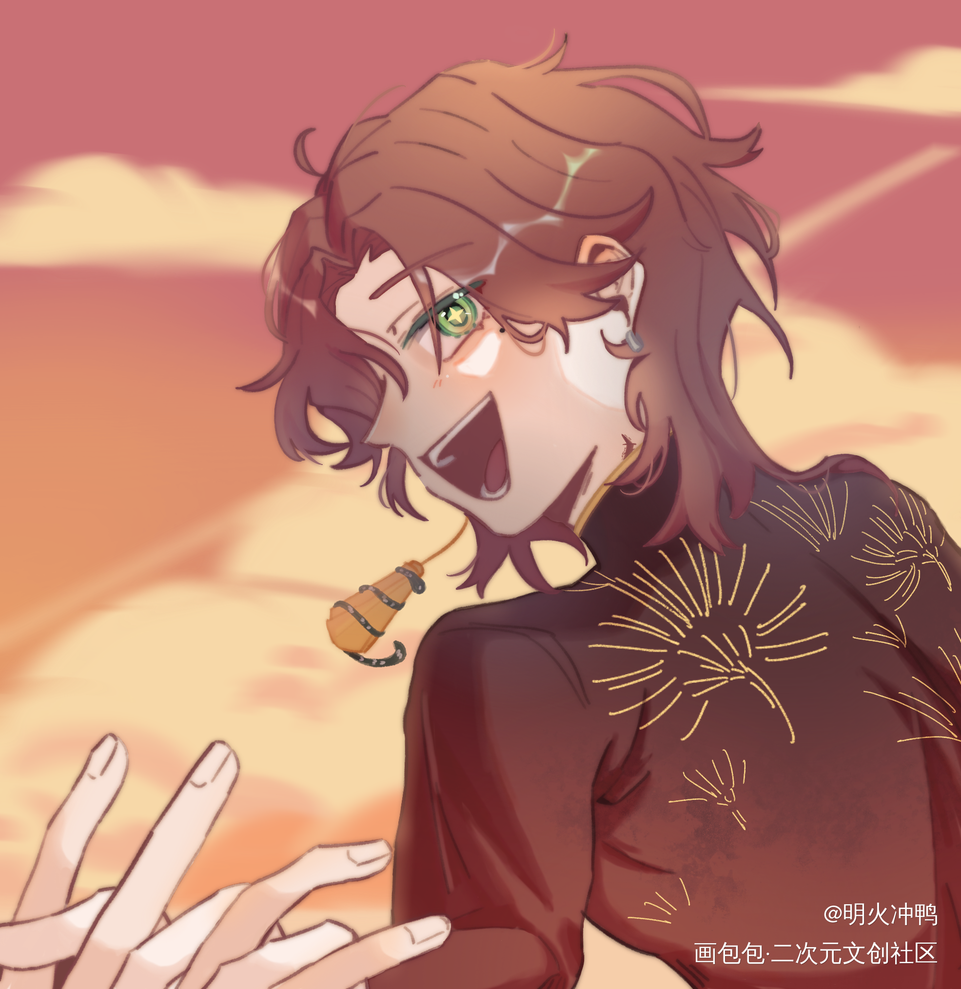 _丹尼尔佩杰哈利波特魔法觉醒梦男oc绘画作品