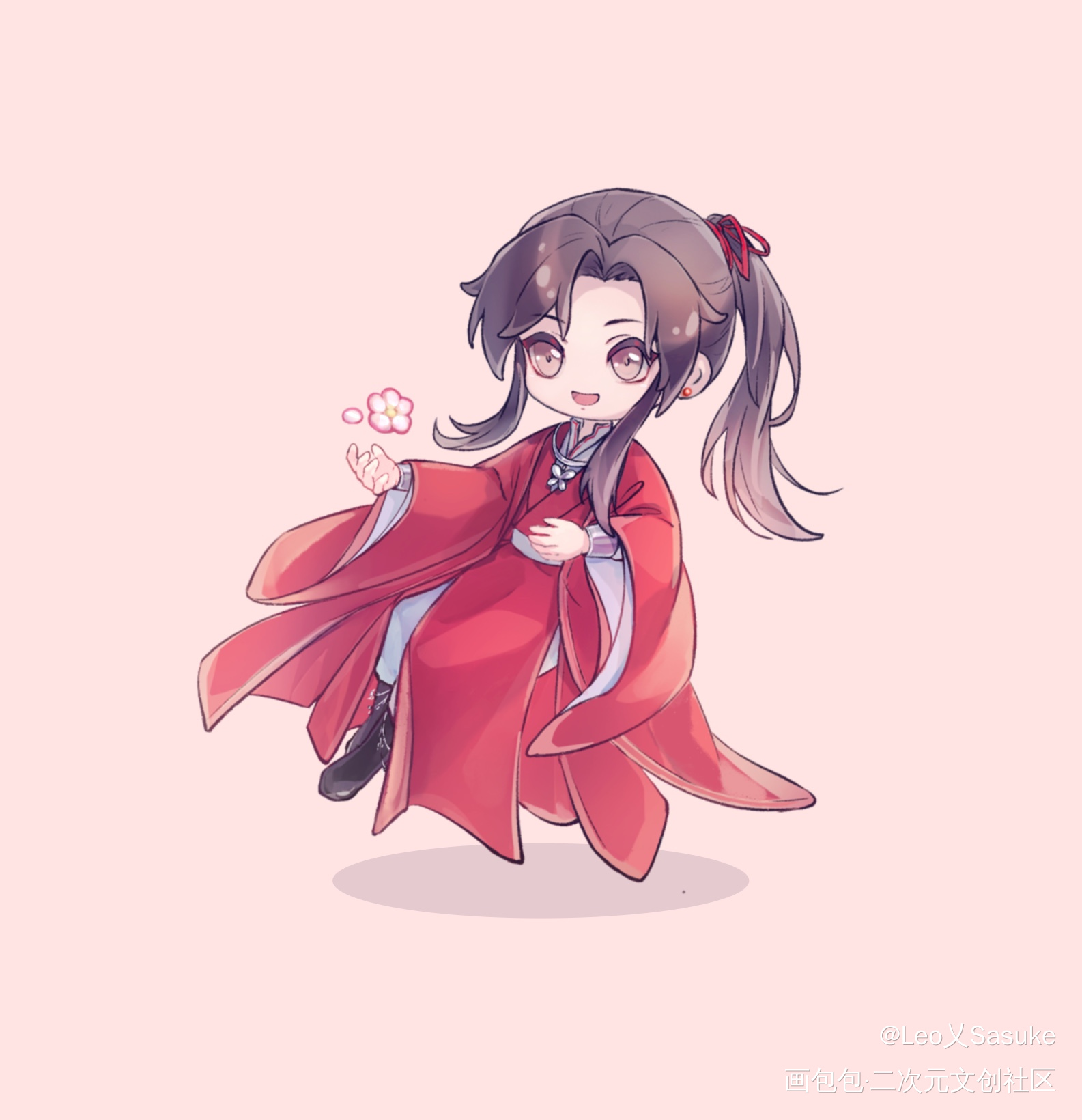 开个粒牌_天官赐福花城绘画作品