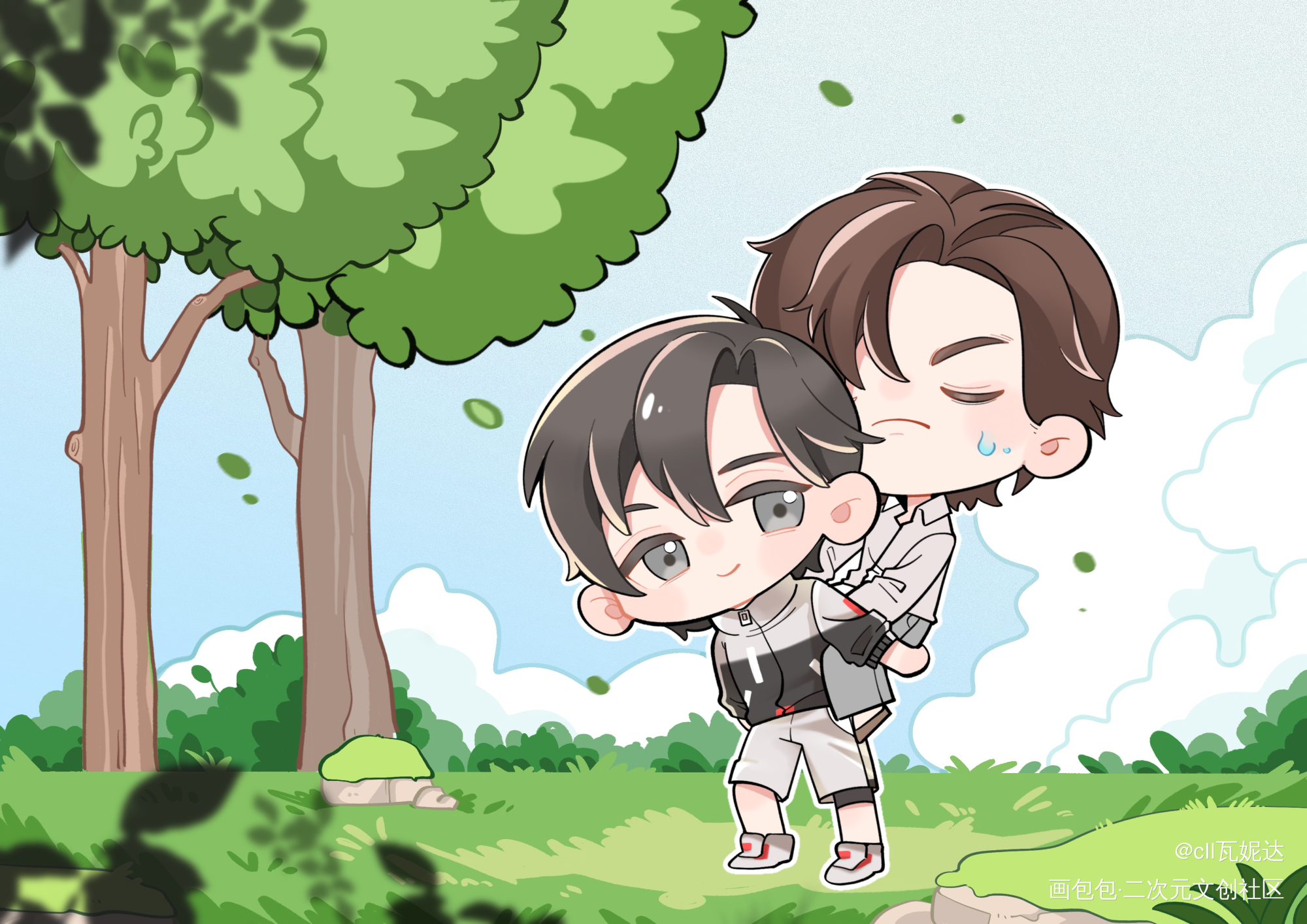 李简_你却爱着一个傻逼李简绘画作品
