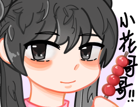 画了可爱的仨崽崽_绘画作品