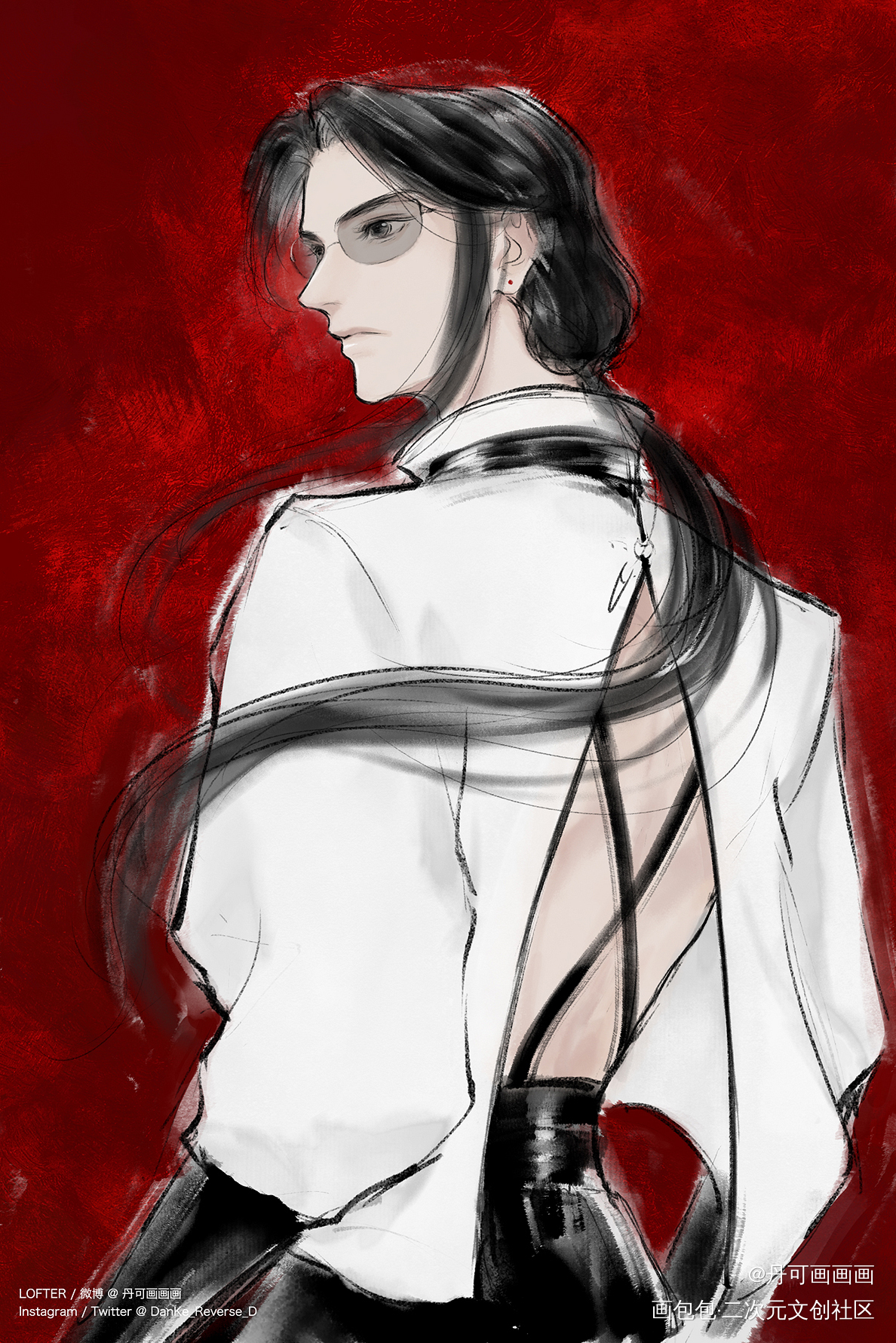 现pa奇装异服宁_二哈和他的白猫师尊燃晚楚晚宁绘画作品