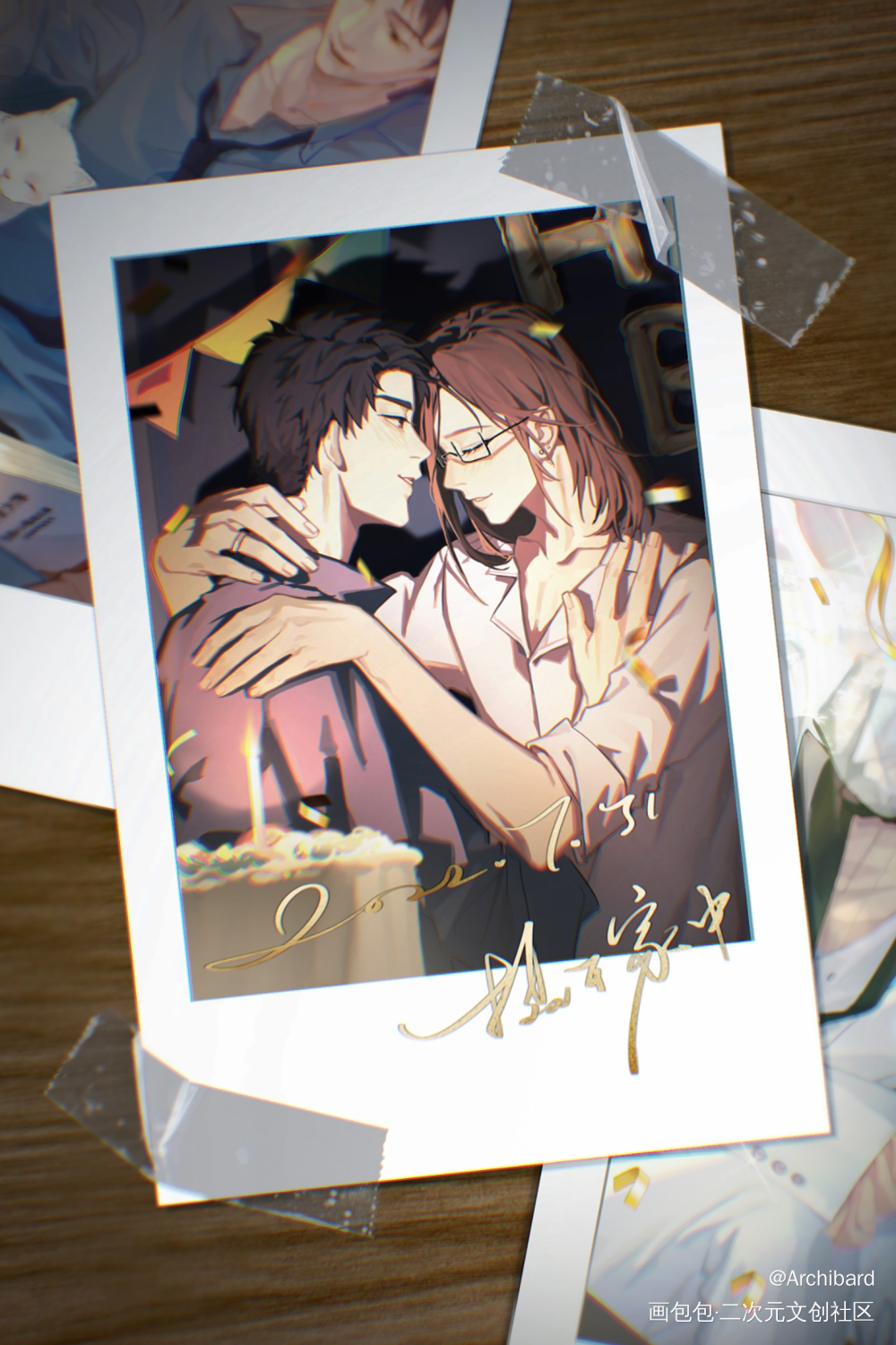 岁月留痕_默读舟渡绘画作品