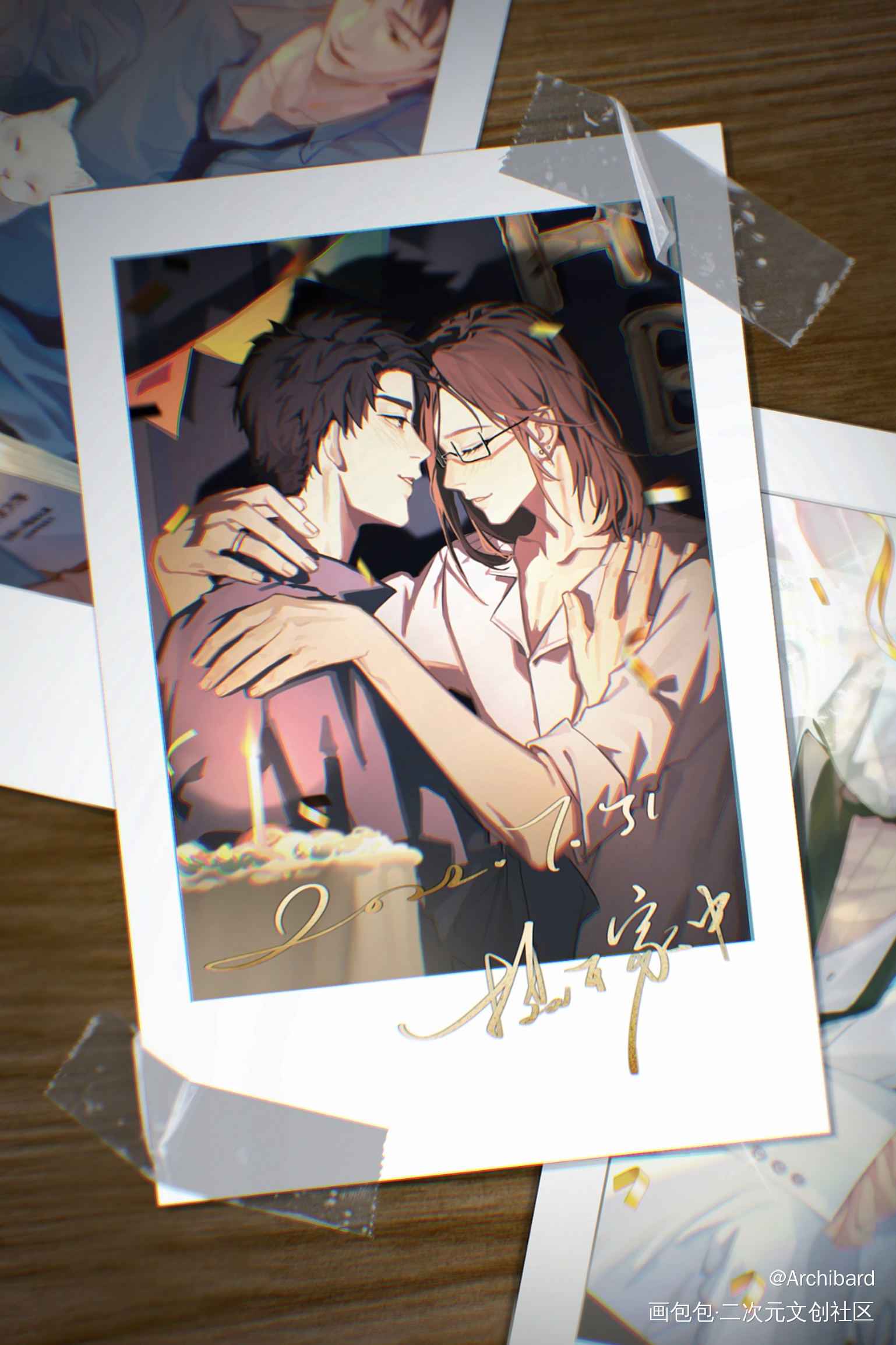 岁月留痕_默读舟渡绘画作品