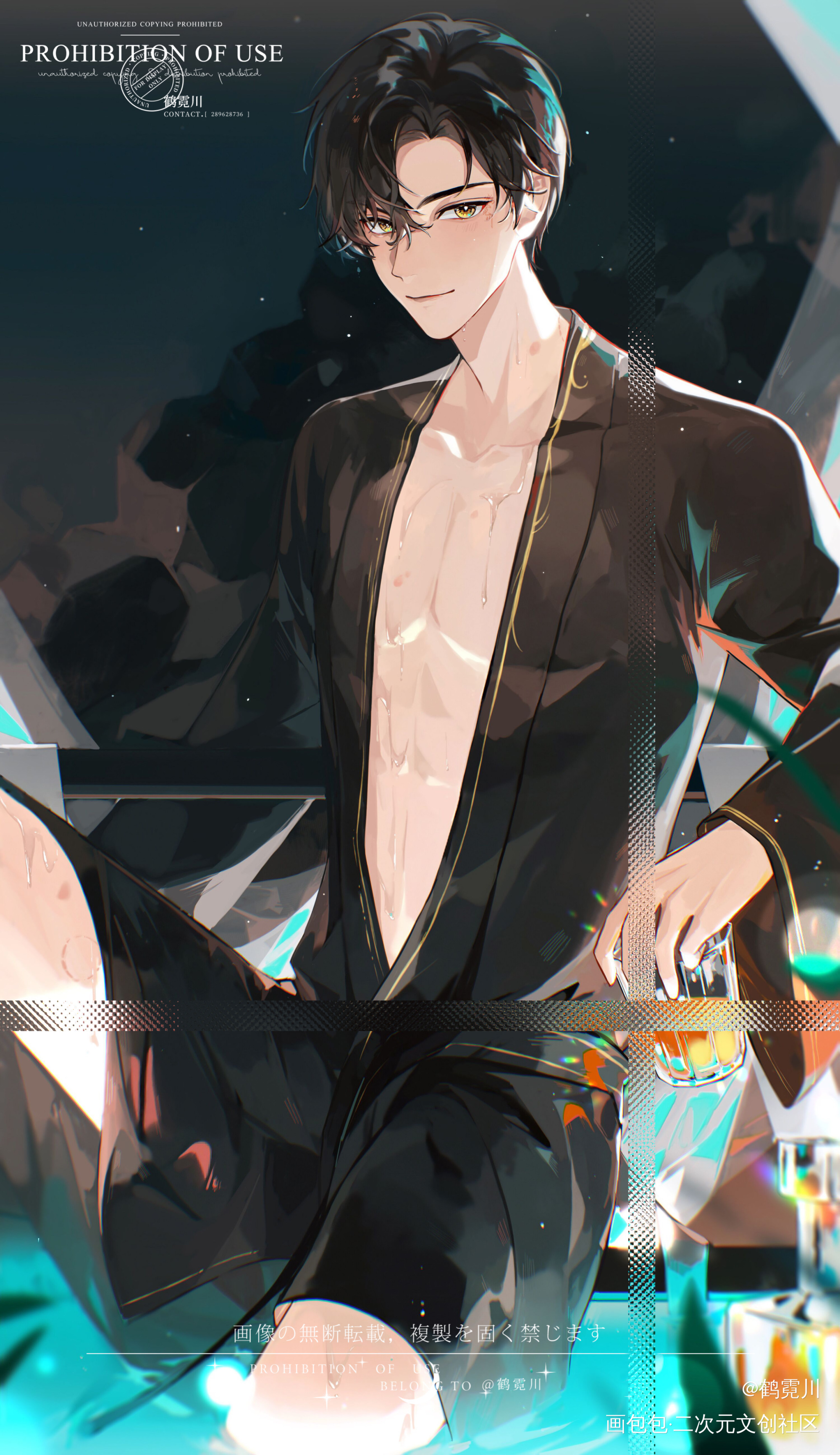 李简·出浴_你却爱着一个傻逼188男团简隋英绘画作品