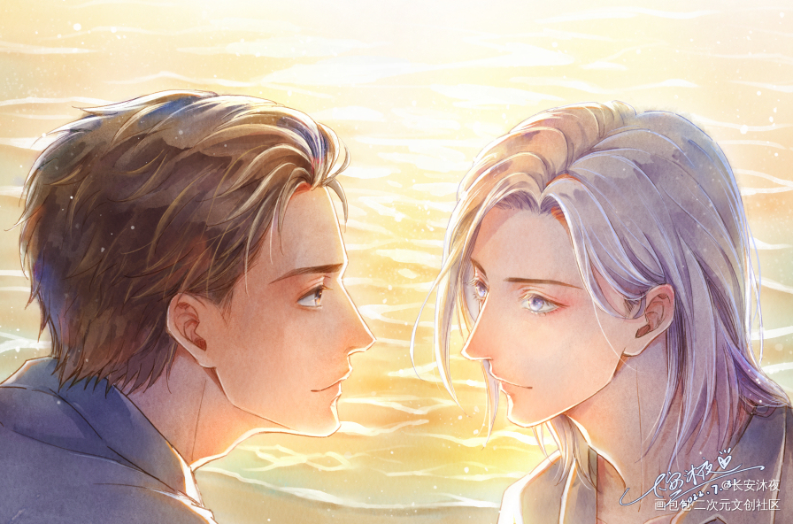 嘟嘟生日快乐🎂_默读舟渡费渡彩色漫画板绘绘画作品