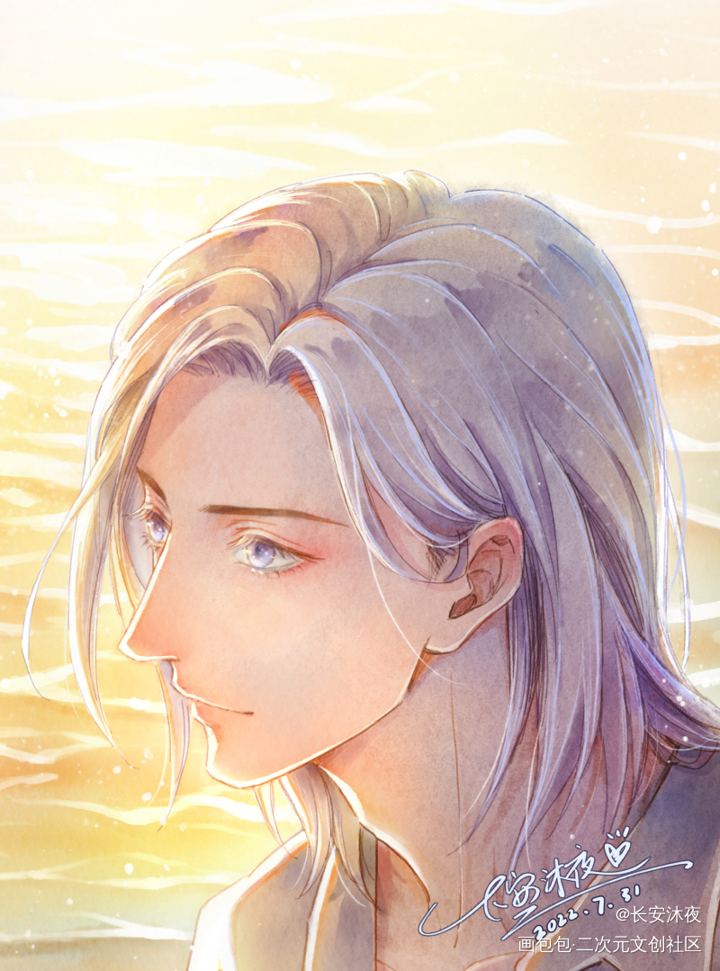 嘟嘟生日快乐🎂_默读舟渡费渡彩色漫画板绘绘画作品