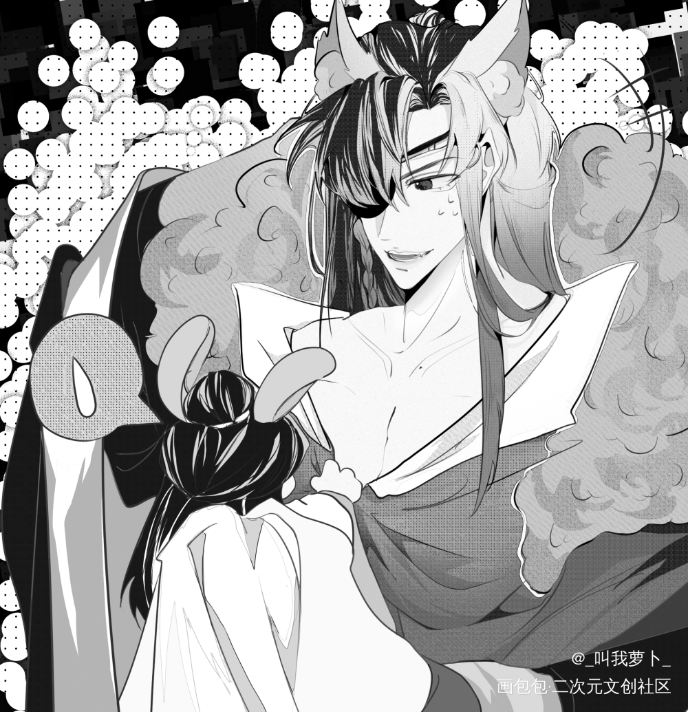 太子妃带娃记_天官赐福花城我要上首推绘画练习绘画作品