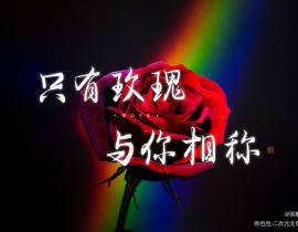 只有玫瑰与你相称_绘画作品