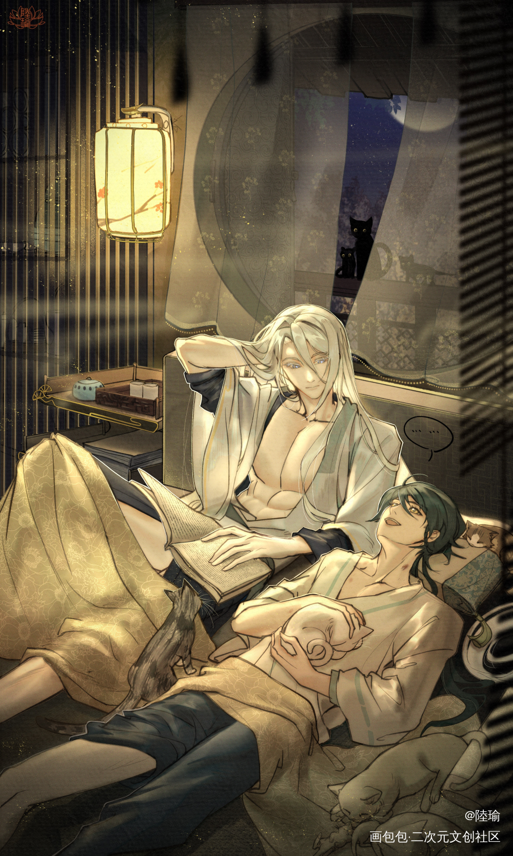 _职业替身188男团晏周绘画作品