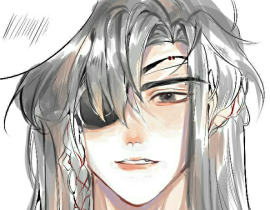 彩色那张是朋友上色的_绘画作品