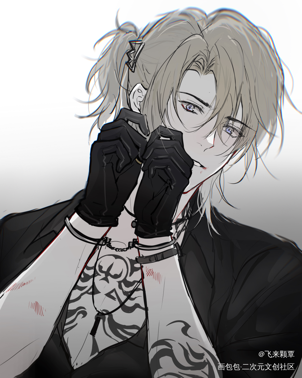 luca_虚拟主播平涂同人luxiemLucakaneshiro绘画作品