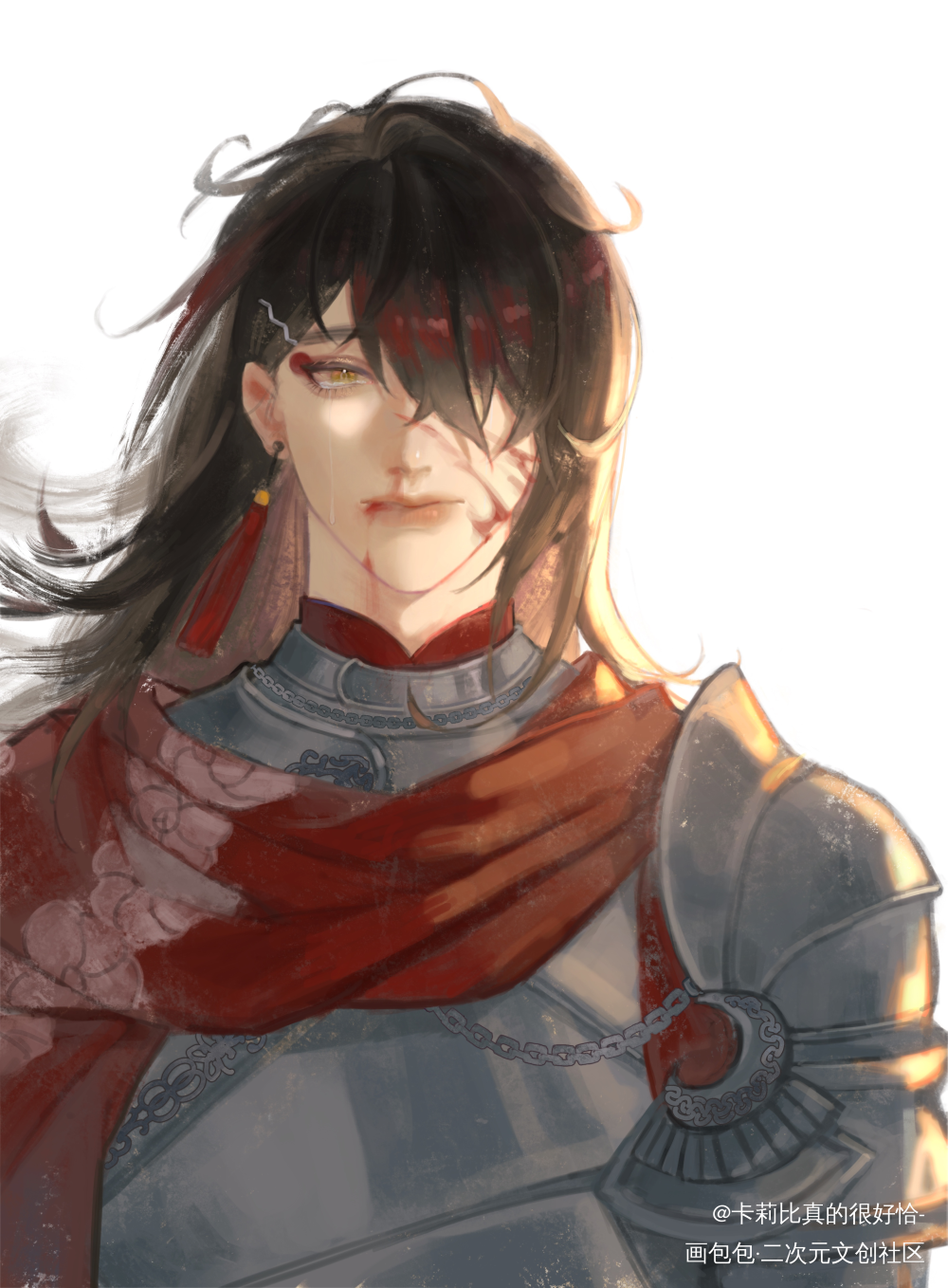 KNIGHT._虚拟主播luxiemvoxakuma绘画作品