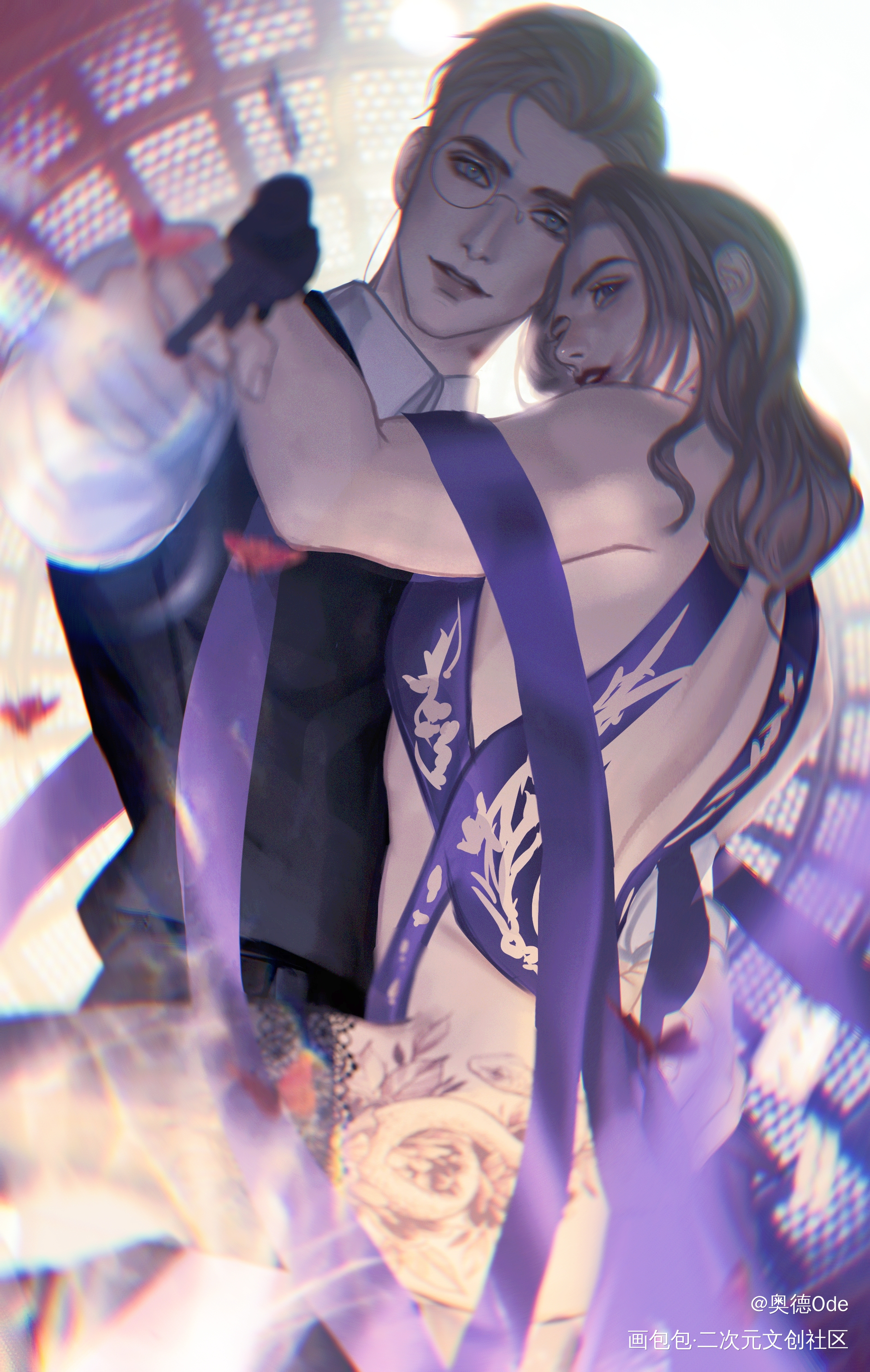 爱丽舍_黑塔利亚插画同人绘画作品