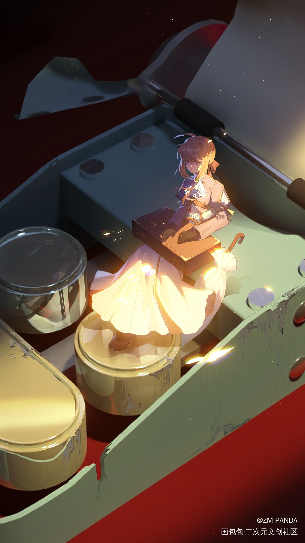 _紫罗兰永恒花园同人壁纸绘画绘画作品