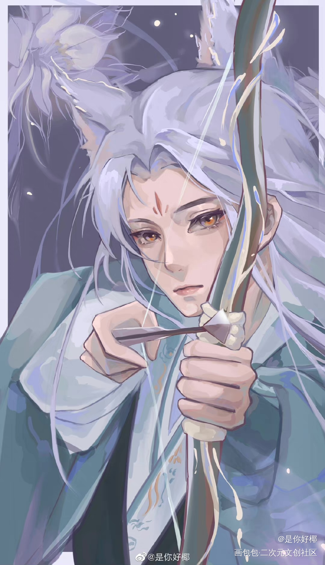 少年齐司礼_光与夜之恋齐司礼伪厚涂绘画作品