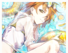 夏日_绘画作品