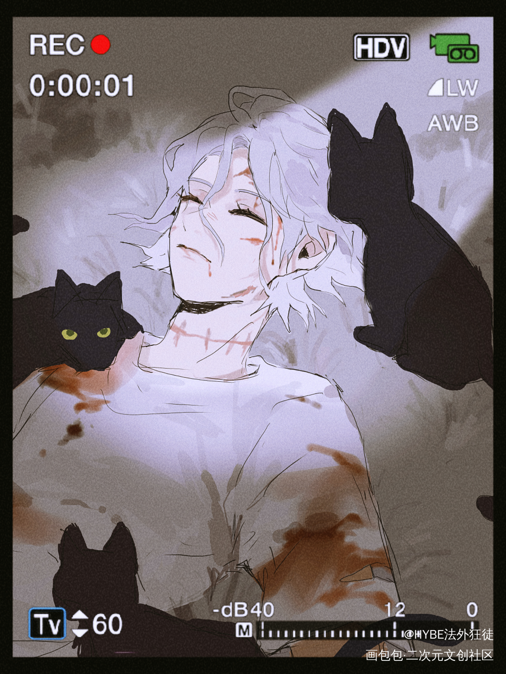 这个系列居然更新了❗_想个褚亦原创oc绘画作品