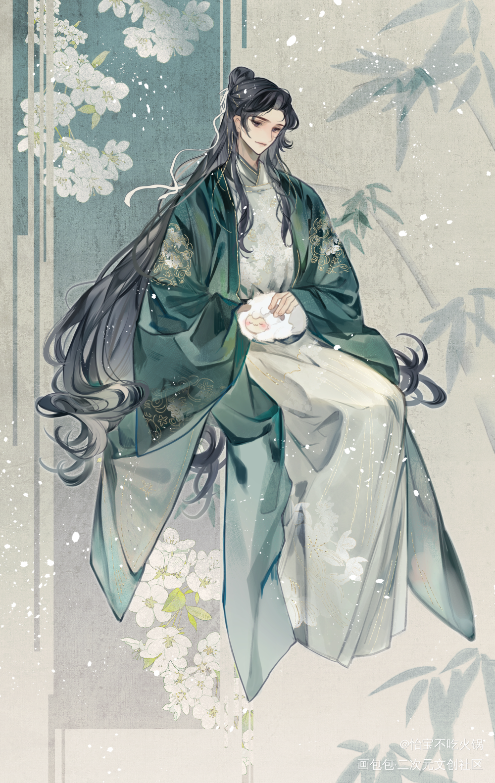 正比小王爷黎朔_谁把谁当真188男团妹叔黎朔角色立绘绘画作品